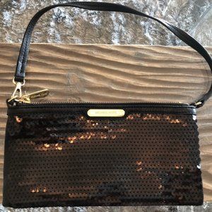 Small Black Michael Kors (MK) Sequin Purse